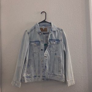 H&M Distressed Denim Jacket